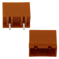 2EDGVC-7.62-02P-15-00AH TERM.BLK.7.62MM 2P 180C MALE ORANGE CLOSED - 1