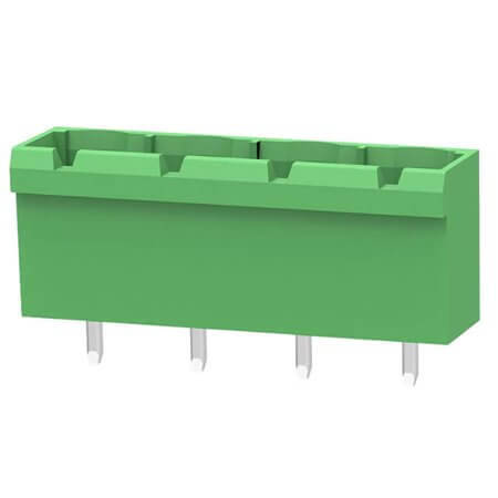 2EDGVC-7.62-04P-14-00SH TERM.BLK.7.62MM 4P 180C MALE GREEN CLOSED - 1