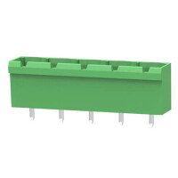 2EDGVC-7.62-05P-14-100AH TERM.BLK.7.62MM 5P 180C MALE GREEN CLOSED LONG PIN - 1