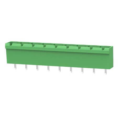 2EDGVC-7.62-09P-16-00SH TERM.BLK.7.62MM 9P 180C MALE RED CLOSED GAOSONG - 1