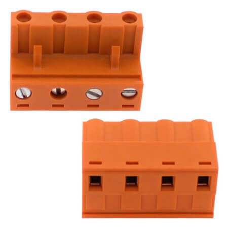 2EGTK-7.62-04P-15-05AH TERM.BLK.7.62MM 4P FEMALE ORANGE - 1