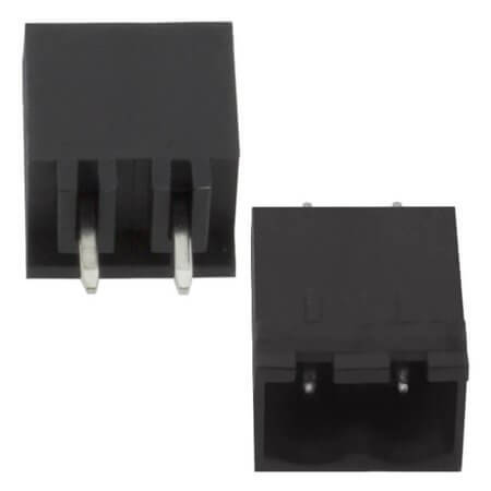 2EGTVC-5.08-02P-13-100AH TERM.BLK.5.08MM 2P 180C MALE BLACK CLOSED - 1