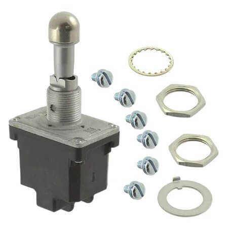 2NT1-7E SWITCH TOGGLE DPDT 10A 125V - 1