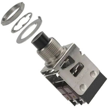 2PB732-T2 SWITCH PUSH BUTTON 2XSPDT 5A 115V/28VAC/DC - 1