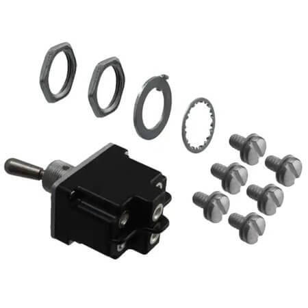 2TL1-12 SWITCH TOGGLE DPDT 15A 125V - 1