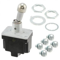 2TL1-1D SWITCH TOGGLE DPDT 15A 125V - 1