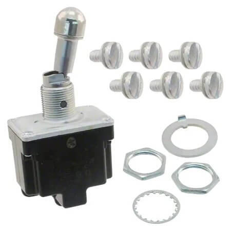 2TL1-3F SWITCH TOGGLE DPDT 15A 125V - 1