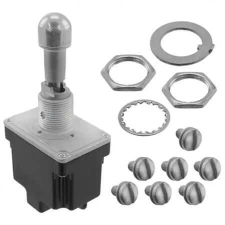 2TL1-5F SWITCH TOGGLE DPDT 10A 125V - 1