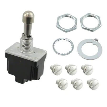 2TL1-5K SWITCH TOGGLE DPDT 10A 125V - 1