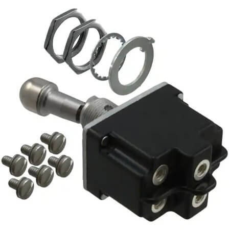 2TL1-6F SWITCH TOGGLE DPST-NO 10A 125V - 1