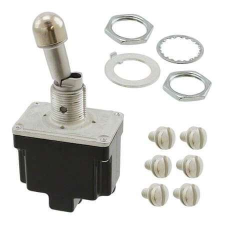 2TL1-8F SWITCH TOGGLE DPDT 10A 125V - 1