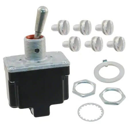 2TL11-3D SWITCH TOGGLE DPDT 15A 125V - 1
