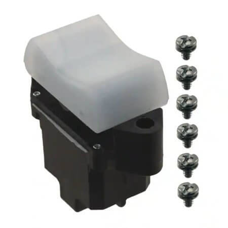 2TP201-7 SWITCH ROCKER DPDT 10A 125V - 1
