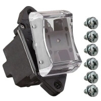 2TP4-5 SWITCH ROCKER DPDT 10A 125V - 1