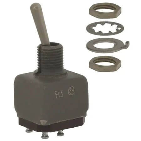 2TW1-8 SWITCH TOGGLE DPDT 5A 125V - 1