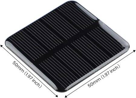 2V 160 MA Monocrystalline Drop Solar Panel Size:50x50mm - 3