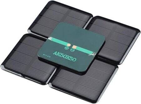 2V 160 MA Monocrystalline Drop Solar Panel Size:50x50mm - 6