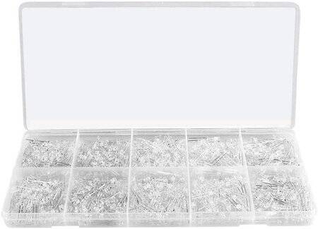 2V 20mA 3mm Yeşil Led 28mm Bacak Uzunluğu - 1