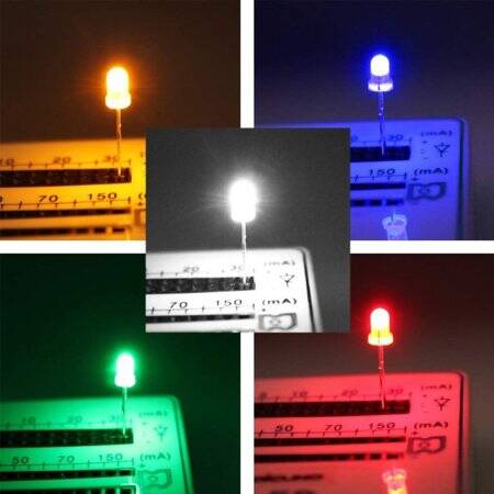 2V 20mA 3mm Yeşil Led 28mm Bacak Uzunluğu - 2