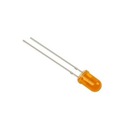 2V 20mA 5mm Turuncu Led 28mm Bacak Uzunluğu - 3