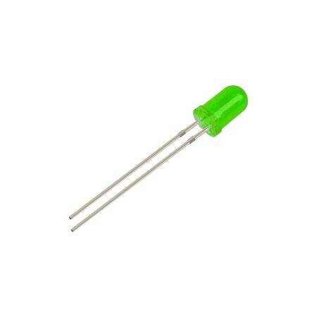 2V 20mA 5mm Yeşil Led 28mm Bacak Uzunluğu - 4