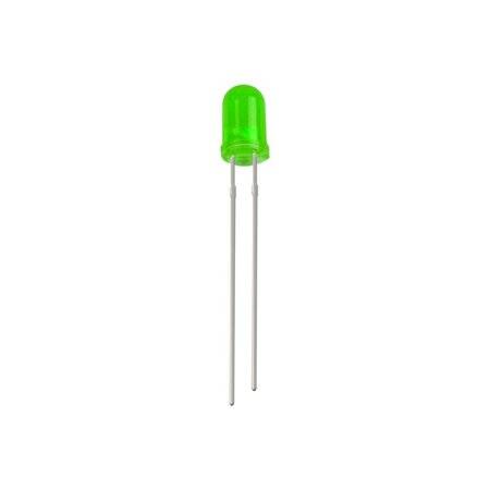 2V 20mA 5mm Yeşil Led 28mm Bacak Uzunluğu - 6