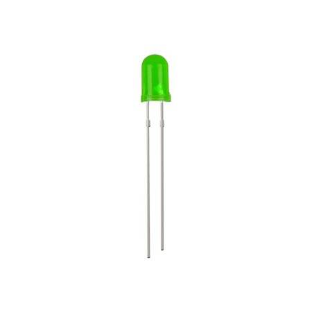 2V 20mA 5mm Yeşil Led 28mm Bacak Uzunluğu - 7
