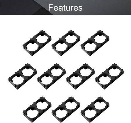 2x 21700 Battery Holder With 21.2mm Bore Diameter - 4