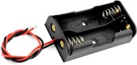 2x AA Battery Holder Box With Pin Without Cover - 4