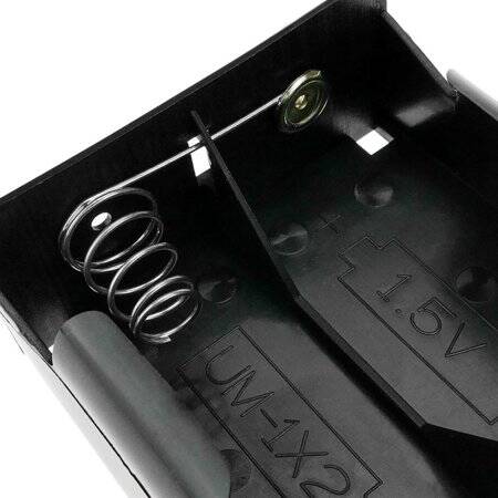 2x LR20 Battery Holder Box With Cover With Switch And DC - 4