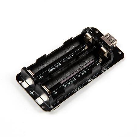 2x18650 Lithium Battery Shield V8 Mobile Power Expansion Board Module 5V/3A 3V/1A Micro USB for Arduino ESP32 ESP8266 - 1