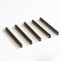2x40 Pin 180 Degree Straight Pin Header 2.54mm Breakable - 1