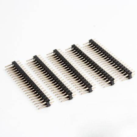 2x40 Pin 180 Degree Straight Pin Header 2.54mm Breakable - 1