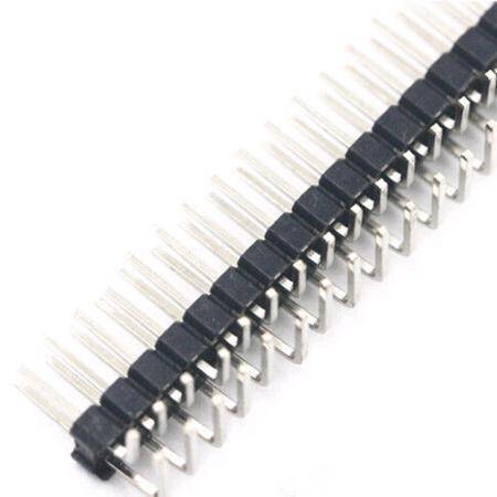 2x40 Pin 90 Degree Bend Pin Header 2.54mm Breakable - 2