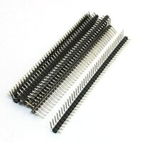 2x40 Pin 90 Degree Bend Pin Header 2.54mm Breakable - 3