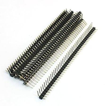2x40 Pin 90 Degree Bend Pin Header 2.54mm Breakable - 3