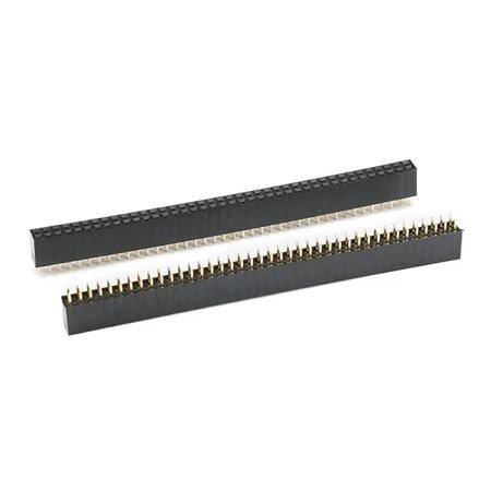 2x40 Pin Female Header 2.54mm - 2