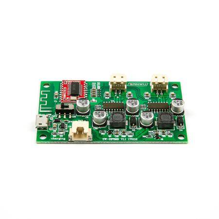 2x6W DC 5V 3.7V Speaker Modified Stereo Bluetooth Amplifier Board Can Connected Lithium Battery - 1