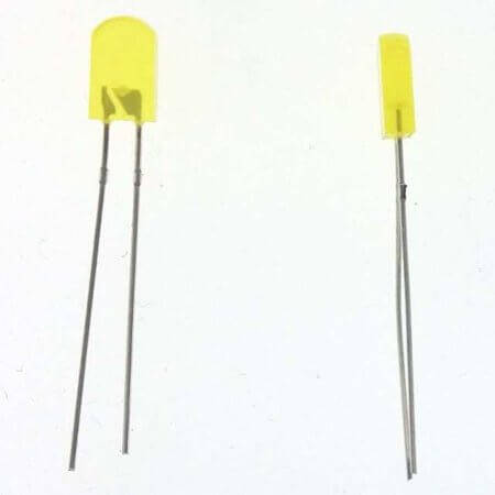 2Y52HD-28 LED 2x5MM YELLOW 3mcd 140° YELLOW/DIFFUSED - 1