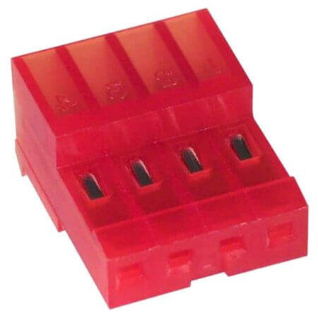 3-640440-4 CONN RECEPT 4POS 22AWG MTA100 - 1