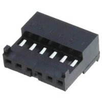 3-644083-6 CONNECTOR RCPT 6POS 22AWG MTA-100 - 1