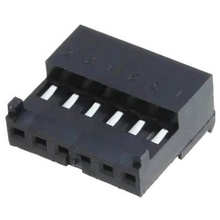3-644083-6 CONNECTOR RCPT 6POS 22AWG MTA-100 - 1