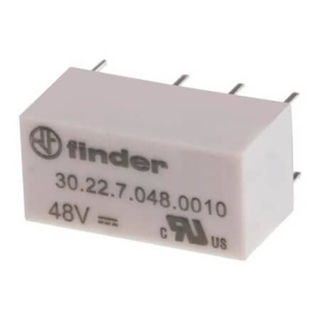 30.22.7.048.0010 RELAY TELECOM 2A 48VDC DPDT (2FormC) - 1