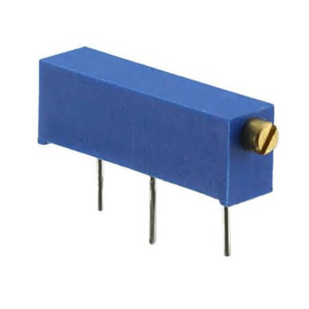 3006P-101-100R TRIMPOT CERMET MULTI TURN SIDE ADJ 100R 0.5W - 1