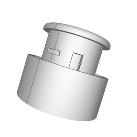 3007AA01 LED DISTANCE SPACER 5MM LED SOCKET PLASTIC - 1