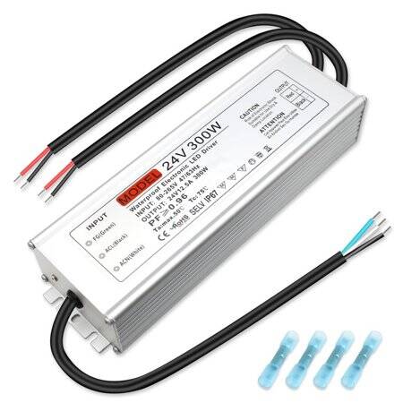 300W 24V 12.5A Ultra İnce Led Fanlı Özel Güç Kaynağı - 1