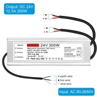 300W 24V 12.5A Ultra İnce Led Fanlı Özel Güç Kaynağı - 2
