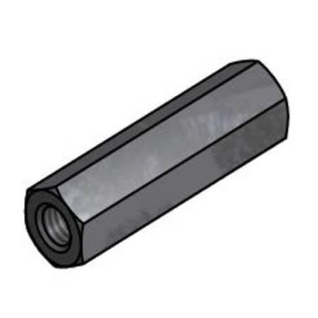 301230040050 BRASS HEXAGONAL M2.5 FEMALE TO FEMALE STANDOFF - 1