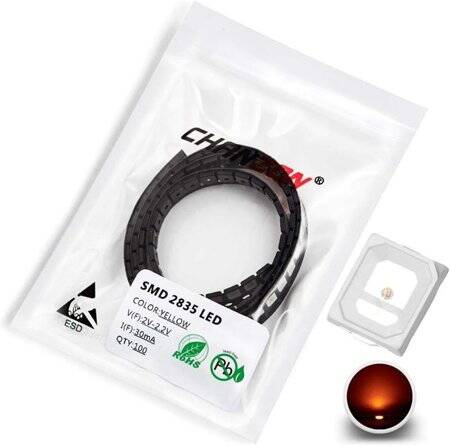 3014 0.2W SMD LED Yellow - 1