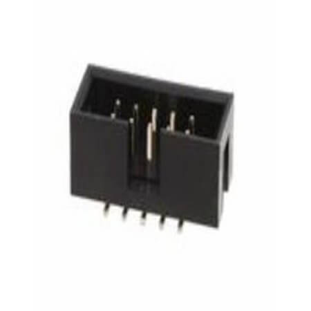 3020-10-0300-00 BOX HEADER 10PIN(2x5) 2.54mm SMT V/T MALE BLACK - 1